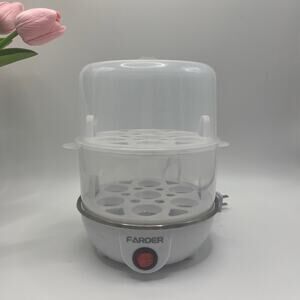 Egg Boiler Cooker 2-Tier Large 14 Egg Capacity Rapid Egg Maker Auto Off